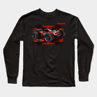 The Red Expression of Car Long Sleeve T-Shirt